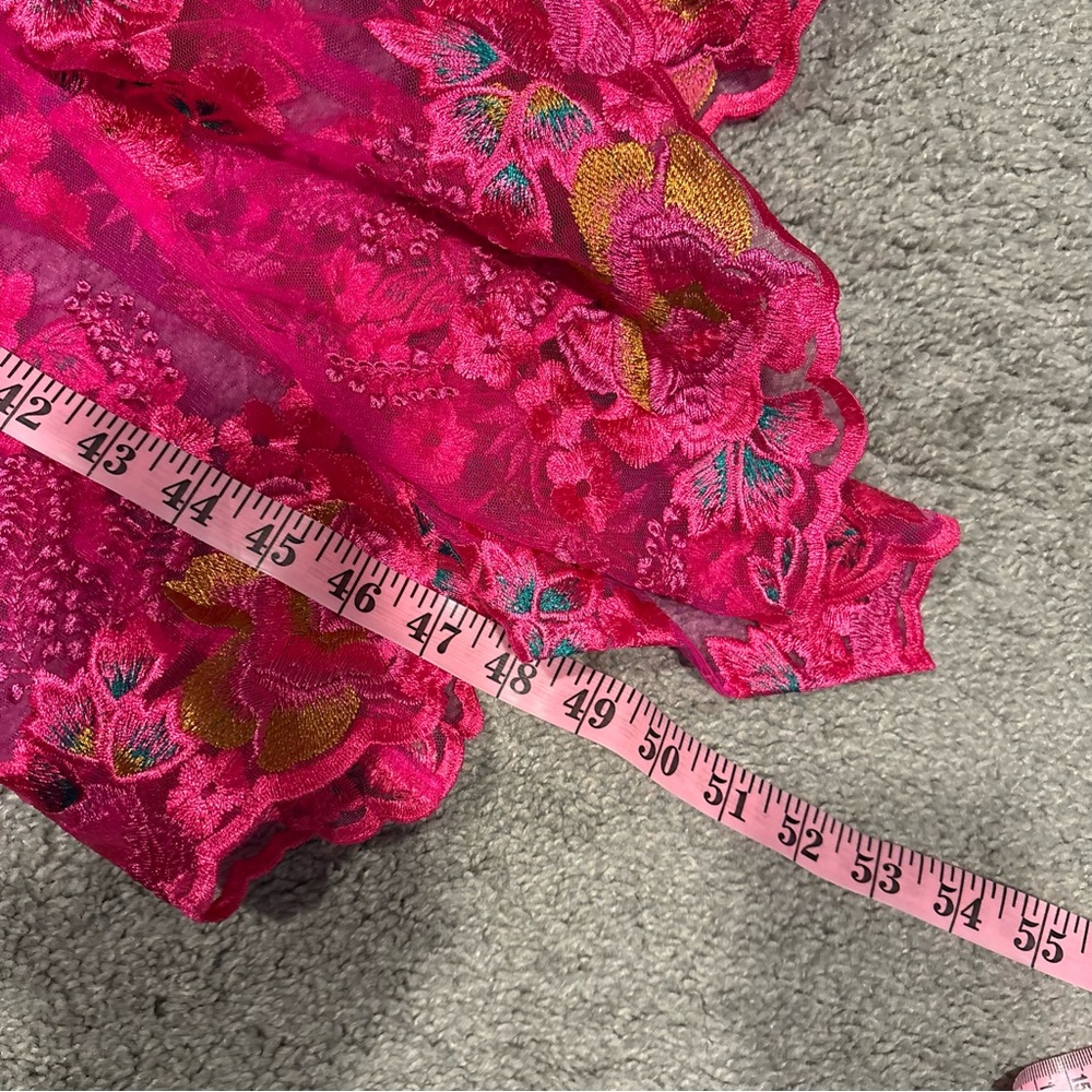 Bronx And Banco New Eva Midi Gown In Fuchsia Size M - Picture 15 of 16
